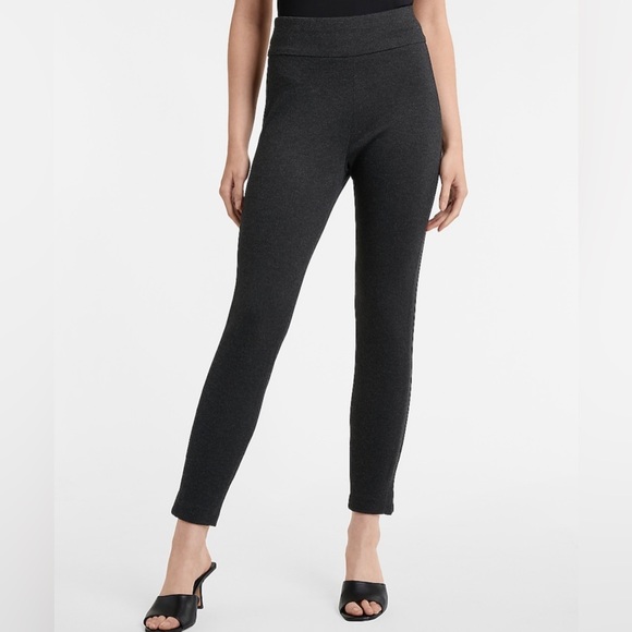 Express High Rise Skinny Ankle Pull-On Dress Pants - Picture 9 of 9